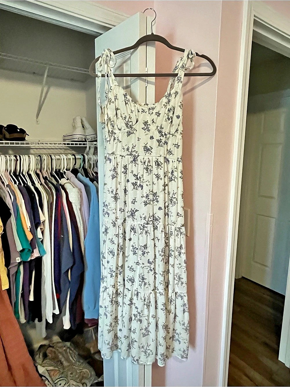 Tiered Floral Maxi Dress